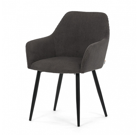 Jídelní židle, šedá, manšestrová látka, DCH-V4009 GREY6 Jídelní židle, šedá, manšestrová látka, DCH-V4009 GREY6