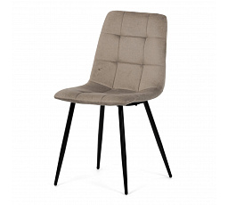 Jídelní židle, béžová, sametová látka, DCL-X7015 CAP2