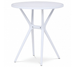 Zahradní stůl plast, bílá, DT-X7007 WT