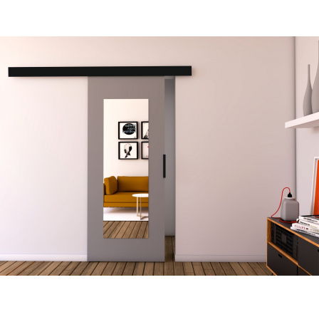 Posuvné dveře STANDART MIX I70, Šedá/Černá