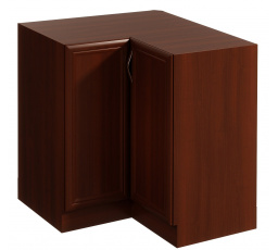 Kuchyňská rohová dolní skříňka SYCYLIA D90N, Ořech Milano