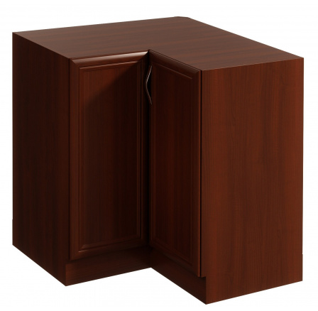 Kuchyňská rohová dolní skříňka SYCYLIA D90N, Ořech Milano