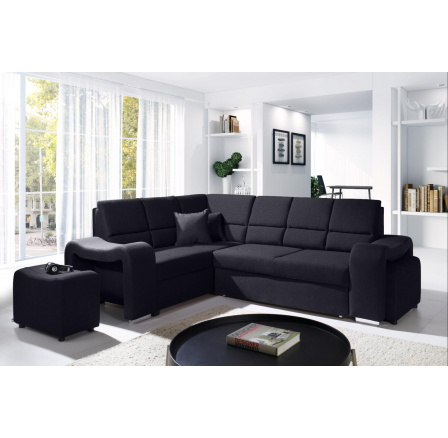 Rohová sedací souprava Wiki L černá Rohová sedací souprava Wiki L černá