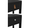 Noční stolek REAL 684, Černý