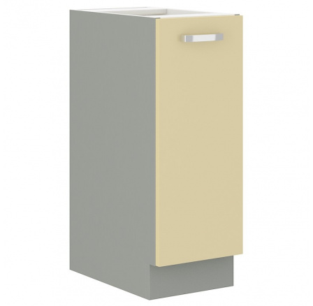 Kuchyňská dolní skříňka KARPO 30 D CARGO BB, Krém/Šedá
