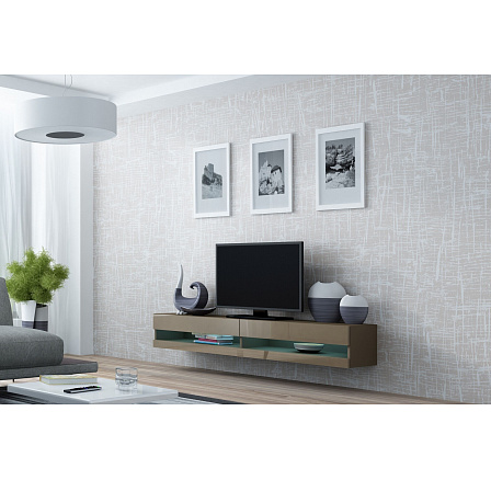 TV komoda VIGO NEW 180, latte / latte lesk