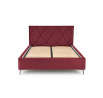 Postel MODULO W4 160 - Čelo postele, Bordó Monolith 59