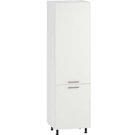 VENTO DL-60/214 spodní vysoká skříňka čelo: bílý mat (2p=1ks) skříňka pro vestavbu lednice