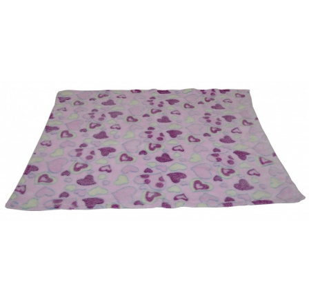 Deka mikroplyš 70x60 cm pro pejska růžová Deka mikroplyš 70x60 cm pro pejska růžová