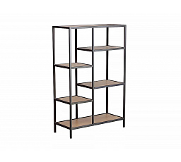 Regál COSTA B, Dub/Černý