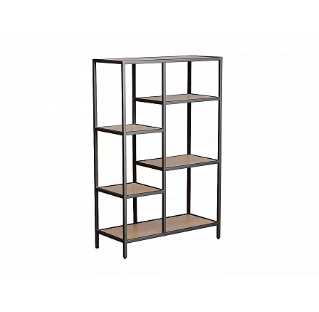 Regál COSTA B, Dub/Černý