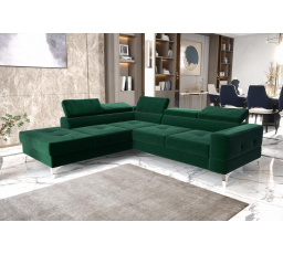 Rohová sedací souprava TOSCANIA II průměr 30x250 - zelená , levá