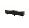 TV komoda ONDA 4D, černá / dub artisan
