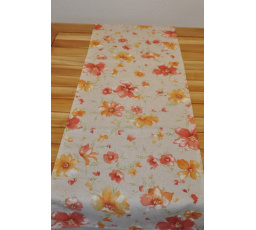Ubrus běhoun 40x140 motiv květiny