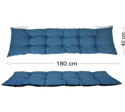 Podsedák 180x40 tyrkysový melír