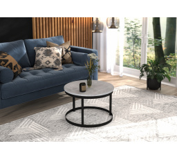 Konferenční stůl RINEN, Černá/Beton