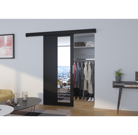 Posuvné nástěnné dveře MALTA 96 Černé