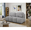 Nuwia sofa with sleeping function and storage box, grey plush upholstery Avexin 04 145x200 1