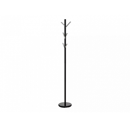 Věšák ALLEN, Černá/Chrom