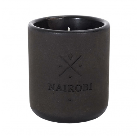 Svíčka Earth Nairobi šedá