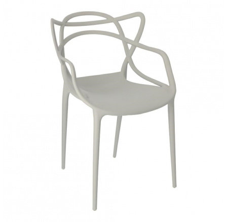 Židle Lexi šedá insp. Mistrovské křeslo