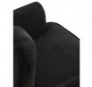 Křeslo ušák, černá látka, AK-388 BK2
