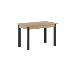 Rozkládací stůl dub zlatý craft/černý 67x120160 ST22-FXJG
