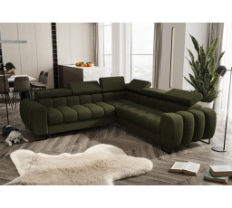 Rohová sedací souprava ASPEN MAX 260x260 cm - zelená , pravá