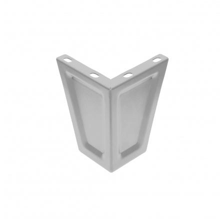 Nožky k šatní skříni, sada 4 ks. šedé