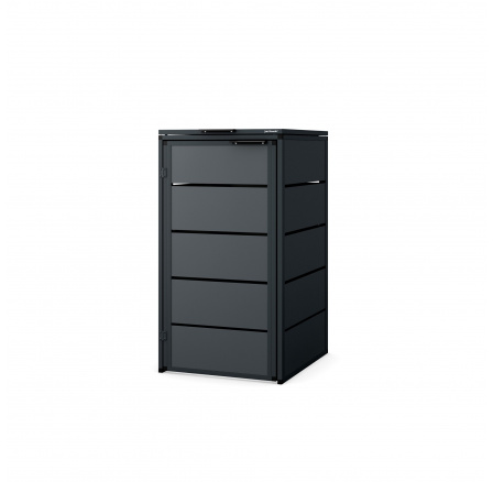 Jednokomorová popelnicová skříň 120L, antracit