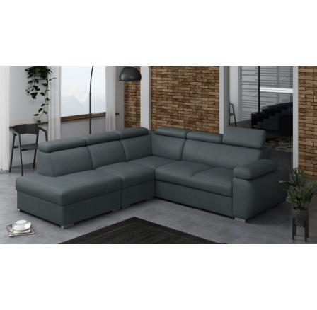 Rohová sedací soustava Bodie II levá šedá Rohová sedací soustava Bodie II levá šedá