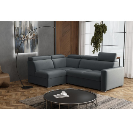 Sedací souprava Petrit VII levá Paros tmavě šedá