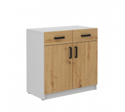 Dolní skříňka MATYLDA 105, Artisan/ Světle šedá