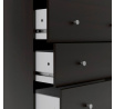 Komoda MYRA 332, Černá