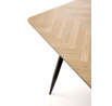 Jídelní stůl BERTO, Přírodní/Černá