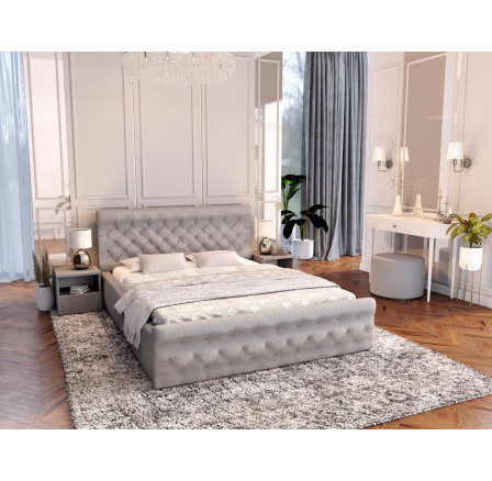 Čalouněná postel CHICAGO- TRINITY (GREY) Čalouněná postel CHICAGO- TRINITY (GREY)