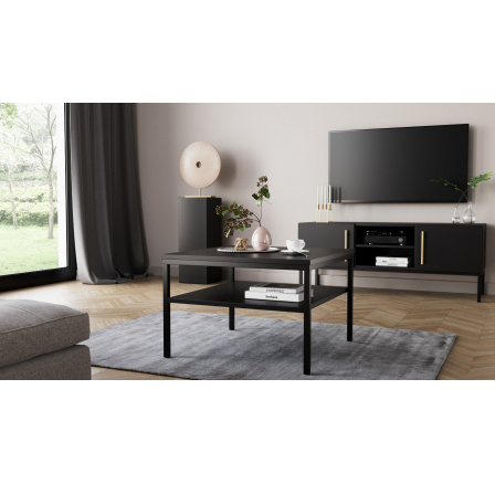 Konferenční stůl LANZZI 60, Černý Mat Konferenční stůl LANZZI 60, Černý Mat