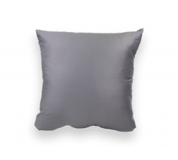 Saténový povlak na polštář antracitový 40x40