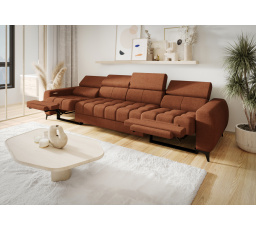 Sofa PORTO IV , relax 331 cm - oranžová