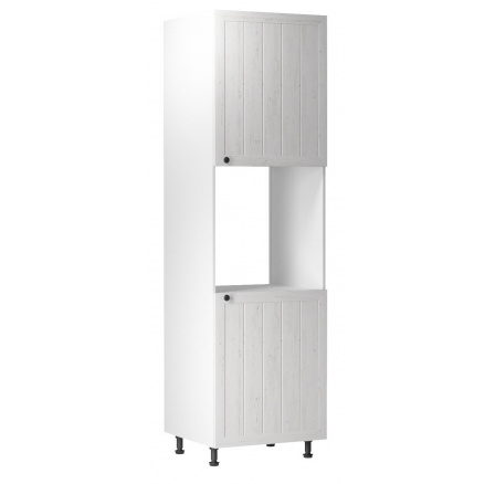 Kuchyňská dolní skřínka PROWANSJA D60P - Pravá, Bílá/Borovice Andersen