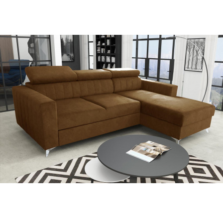 Rohová sedací soustava Mildred P hnědá Rohová sedací soustava Mildred P hnědá