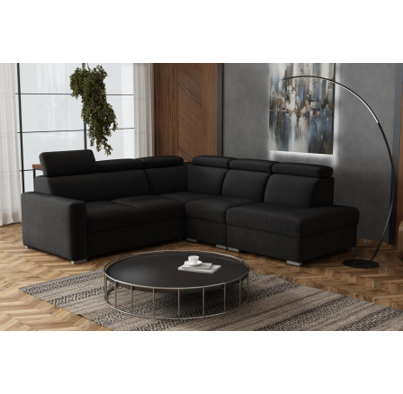 Sedací souprava Petrit VIII pravá Kronos černá