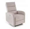 Elektricky polohovatelné a masážní křeslo CARINIO, Světle Béžová