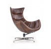 Křeslo LUXOR, hnědé