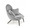 Křeslo Lounge MERRY, šedé