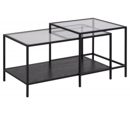 Sada konferenčních stolků Seaford skleněné desky