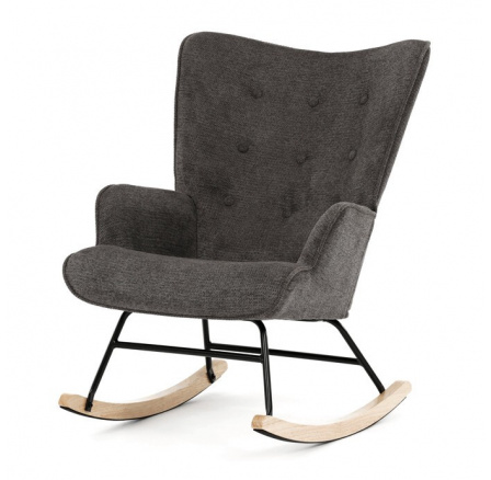Houpací křeslo, šedá, látka, AK-373 GREY2 Houpací křeslo, šedá, látka, AK-373 GREY2