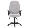 Kancelářské křeslo, synchronní mechanismus, stříbrná látka, KA-G303 SIL2