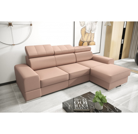 Rohová sedací souprava ROYAL MINI 260×160 přírodní kůže - levá, přírodní kůže - volitelná barva