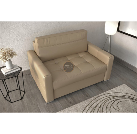 Sofa VERONA I 140 cm přírodní kůže - Béžová kůže